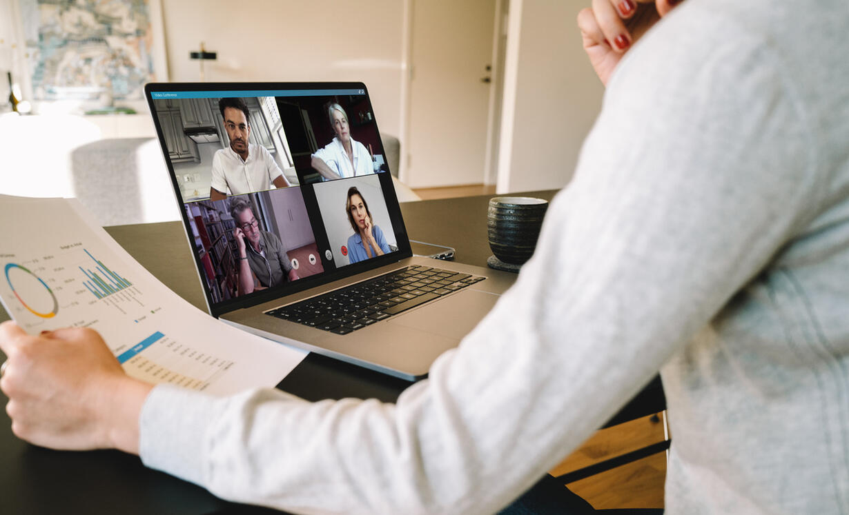 person doing Remote Work